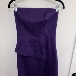 Purple cocktail dress